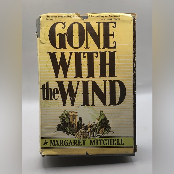 1938 “Gone With the Wind” by Margaret Mitchel Hardcover Book w/Dustcover - Picture 1 of 10